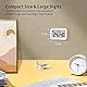 DOOMAY Mini Innenthermometer, Feuchtigkeitsmessgerät mit Celsius (℃), Luftfeuchtigkeitsmesser, digitaler Temperaturmonitor für Gewächshaus, Babyzimmer, Keller, Reptilienbrüter