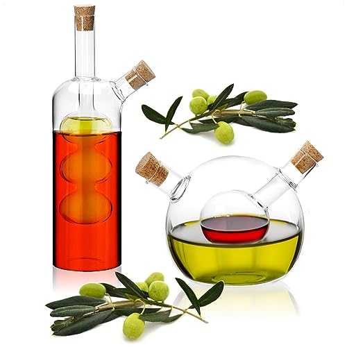 AMANTI: Riempiti con alcolici, olio o aceto, i contenitori in vetro con chiusura in sughero possono essere regalati anche ad amici e parenti!
