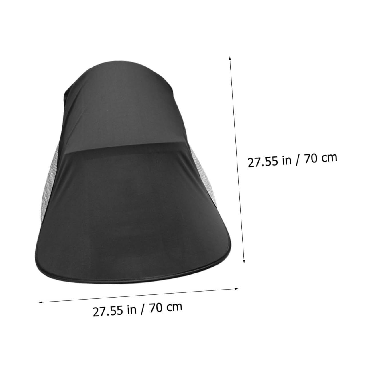 ORFOFE Full-Cover Stroller Sun Shade with Sticky Patches Lightweight UV Protection Canopy for Prams and Car Seats Easy to Install with Sturdy Frame and Buckle Straps