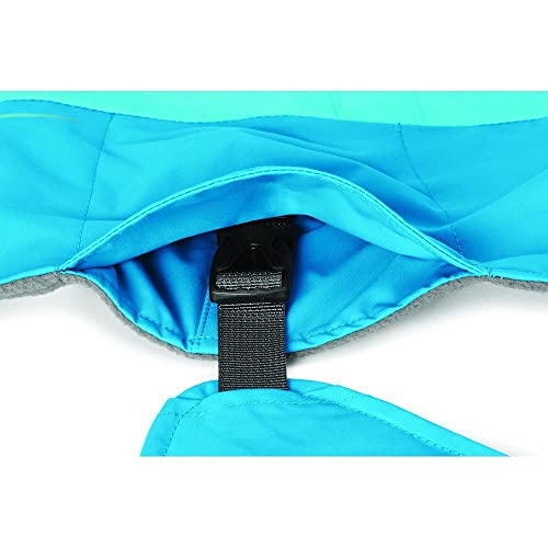RUFFWEAR Hundejacke „Vert“, Wasserdichter Hundemantel – Atoll-Blau, XL