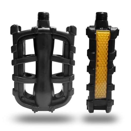 Bzumoot Upgraded Kids Bike Pedals 1 Pair 12‘’ 14‘’ 16‘’ 18‘’ 1/2 Inch Replacement Bicycle Pedals Fit for Boys Girls Bicycles