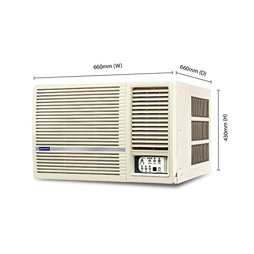 Image of Blue Star 1.5 Ton 3 Star Window AC (Copper, 2019 Model, 3W18LD, White)