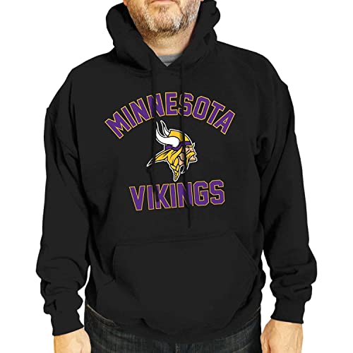 Image of Team Fan Apparel NFL Gameday Hoodie Pullover Sweatshirt for Men and Women | Officially licensed NFL Gameday fleece pullover - kangaroo pocket, ribbed cuffs, drawstring hood, unisex fit