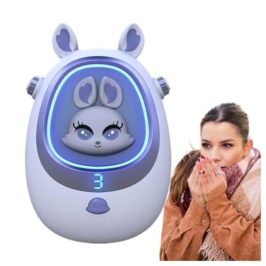 Aquecedores de bolso, aquecedor de mão USB | Aquecedores elétricos portáteis de bolso de mão de 5000mAh | 5 nível de aquecimento ajustável USB portátil inverno manter produto quente para Cevan