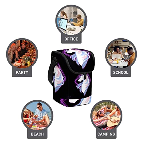 Bolsa de almuerzo de unicornio pequeña con aislamiento térmico 4
