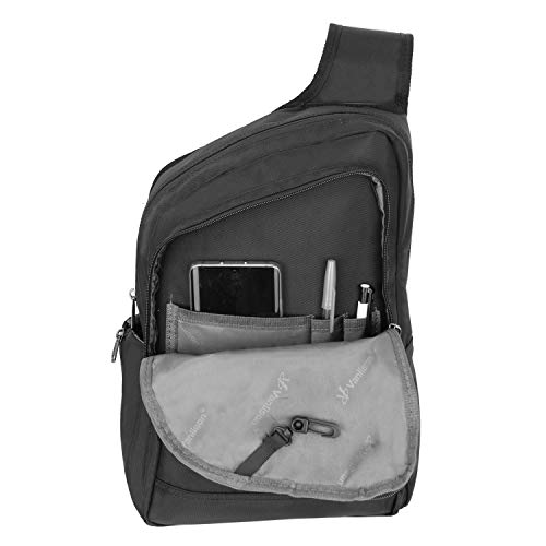 Vanlison Waterproof Shoulder Backpack Sling Bags Chest Crossbody Bags Pack Rucksack Travel Bag Anti Theft Bag Navy