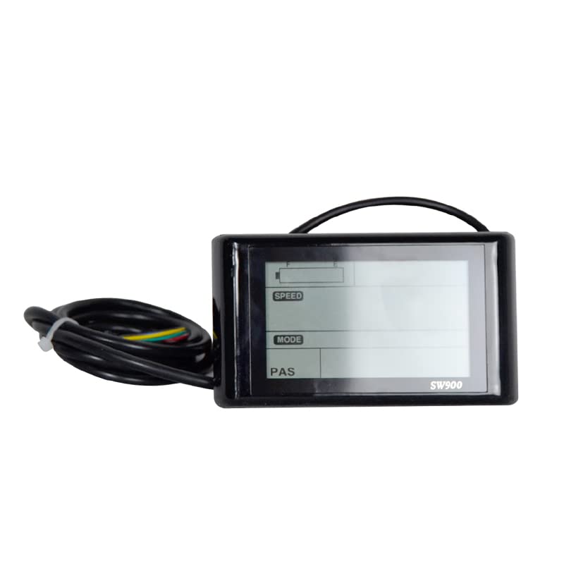 SW900 EBike Display 24V 36V 48V Electric Bicycle Screen Panel Speedometer LCD Display 7 Pin Connector, Diameter 22mm - View #12