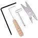 Electric Guitar Repair Tool, Wood Handle Wrench Guitar Wrench for Guitar Repairing for Great Tool for Luthier