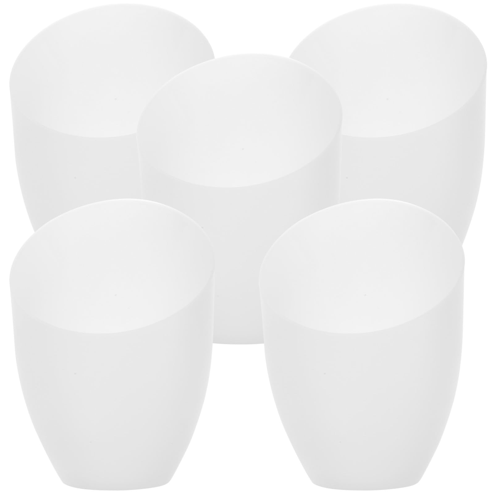 Baluue 5pcs Paralume di Plastica di Ricambio Ferro di A Ferro Di Cavallo Copertura Bianca Di Ricambio Per Lampada Camera A Più Teste