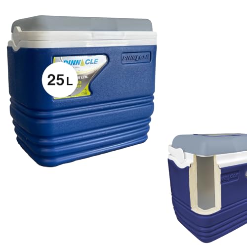 Pinnacle Frigorifero portatile 25 litri - spazioso e facile da trasportare - isolamento superiore per campeggio e spiaggia - piccolo frigorifero portatile con grande capacità per mantenere bevande e