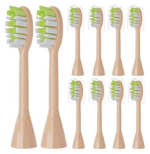 Têtes de rechange for brosse à dents, 10 pièces, compatibles avec Philips, série One Sonicare, rechargeables HY1200/06 BD1003/AZ(4pcs Pink)