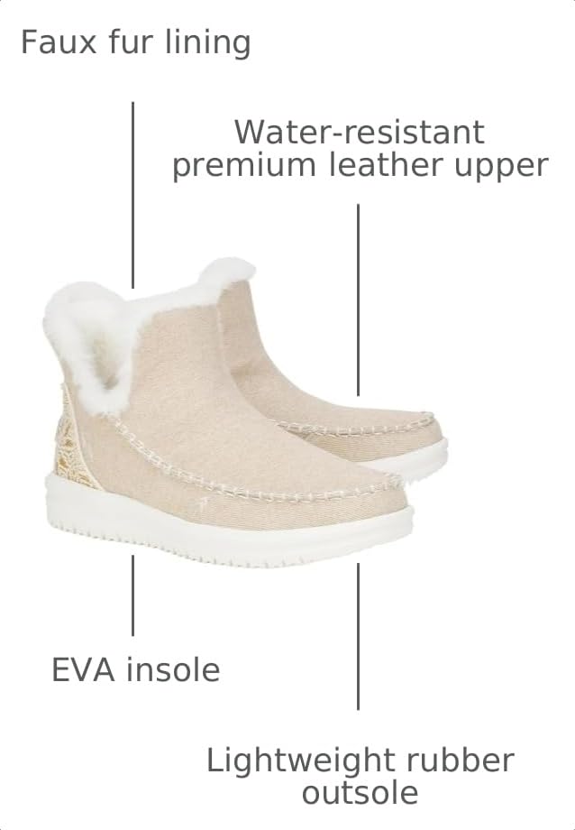 Image of HEYDUDE womens Camden Brushed Cozy