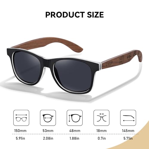Wooden polycarbonate Sunglasses for men and women polarized light UVA protection wooden foot pattern carved sunglasses3