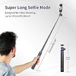 Kaitezenz Trépied de bâton de Selfie pour appareil photo Gopro, 62" Support de trépied extensible avec 360° Tête de balle 1/4" vis, appareil photo portable léger trépied pour Max Héros 13 12 11 10 DJI OSMO Pocket3 Appareil photo