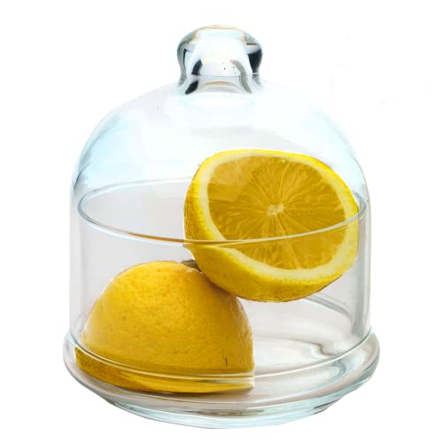 the mask el turko Buybox Premium Glass Avocado, Onion, Tomato, and Lemon Keeper/Saver/Holder/Container/Storage