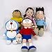 FCS Peluche 5 Pcs / Anime Doraemon Peluche Poupée Nobita Doraemon Shizuka Dessin Animé en Peluche Jouet