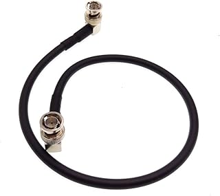 MCCAMSTORE SDI Cable BNC Cable 6G/12G (Canare LV-61S), HD-SDI/ 12G-SDI/4K/8K, Coaxial SDI Video Cable Precision Video Cable, 75 ohm SDI in/SDI Out (Black,30cm)