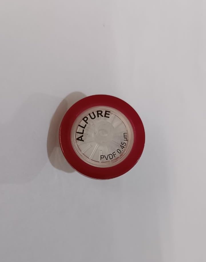 RASAYAN Syringe Filters PVDF Membrane Diameter 25mm, Pore Size 0.45μm Diameter, Pack of 100-picture-27