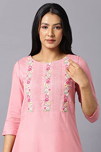 Image of W for Woman Women's Viscose Regular Fit Casual Kurta