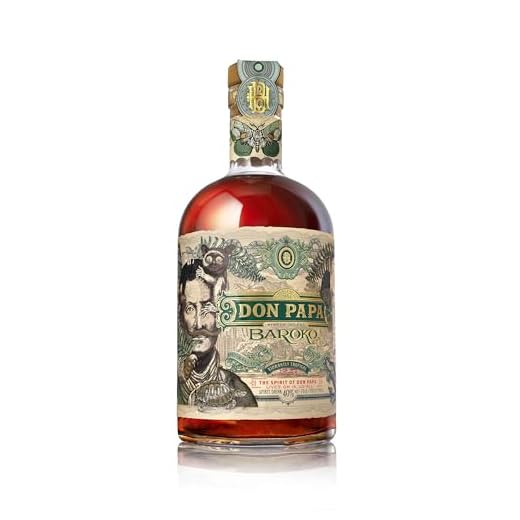 Don Papa Baroko | Premium Spirituose auf Rumbasis | Exotischer Geschmack | Aus "Black Gold" Melasse gebrannt | 40% Vol. | 700ML