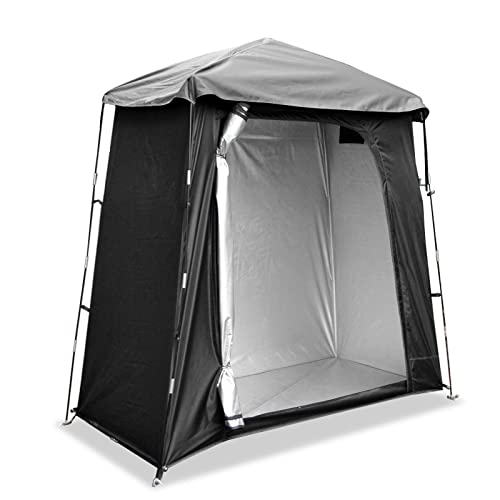 Abri de rangement étanche pour 3 vélos, abri portable pour jardin, gain de place et résistant aux intempéries, noir, 200 x 100 x 190 cm