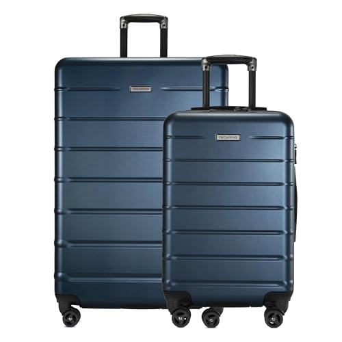 Ricardo Beverly Hills Cambria Hardside Luggage | Stylish Suitcase with Wheels for Effortless Travel Expandable and Secure TSA-Locked Packing 2-Piece Set (20 29) (Blue Pearl 2-Piece Set (20 29))