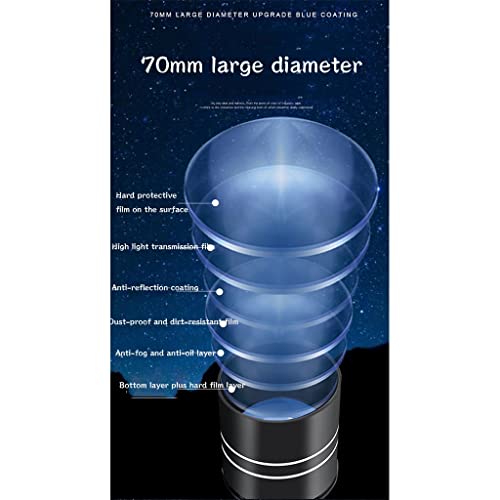 Telescopio astronómico portátil 70mm para niños miniatura 2
