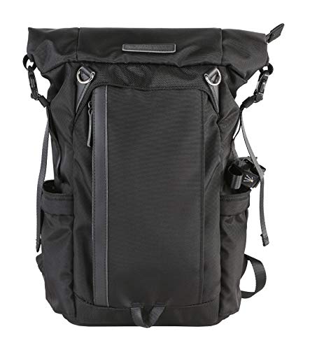 VANGUARD VEO GO37M BK Slim Rolltop Backpack for Mirrorless/CSC Cameras - Black