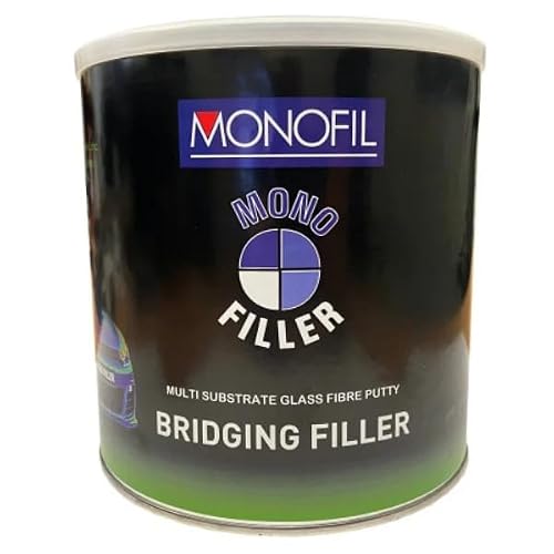 Monofil Green Bridging Filler With Hardener (1Lt) - Automotive Surface Repair Filler