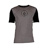 Volcom Men's Heathers Short Sleeve Rashgaurd