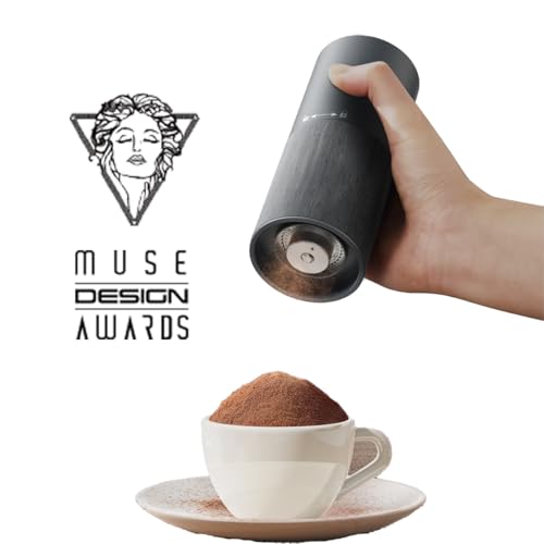 CERA+ Portable Burr Coffee Grinder Electric Espresso Grinderring Machine Suitable for Travel,Camping with Bag,Ideal Gifts for Birthday,Valentines Day, Blue - Image 4