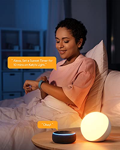Hifree Smart LED Tischlampe, RGB Dimmbar Touch Nachttischlampe für Kinder – Ansicht 6