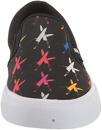 DC Men's AW Manual Slip-on Skate Shoe, Black Graphic, 10.5 | Image 1