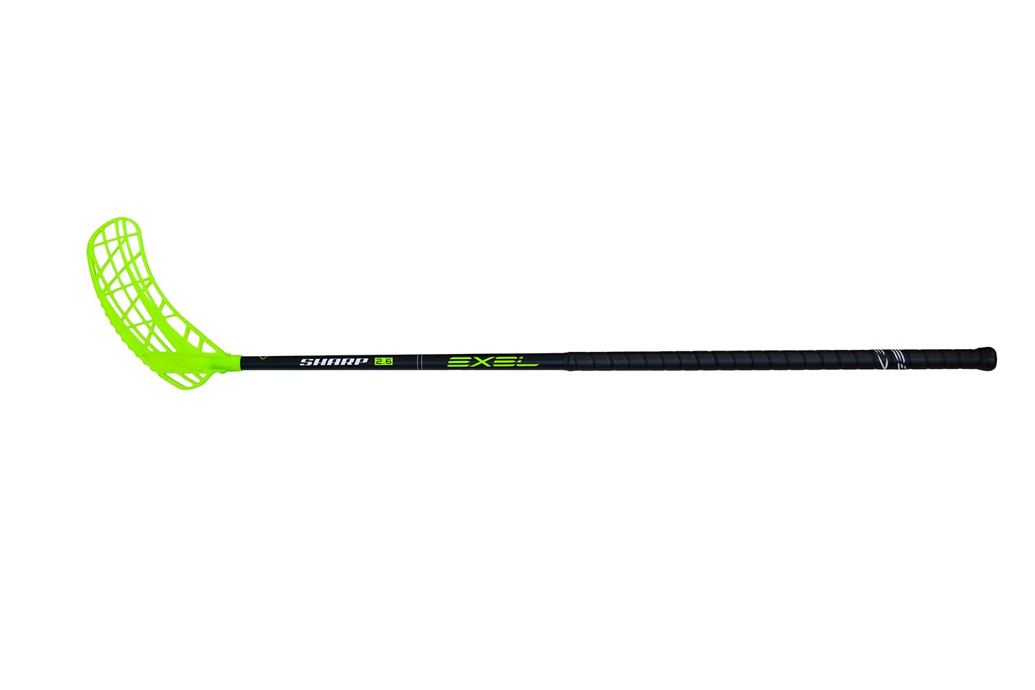EXEL | Floorball Schläger/Unihockey Stock Sharp, Black, High Level Composite/Glassfibre