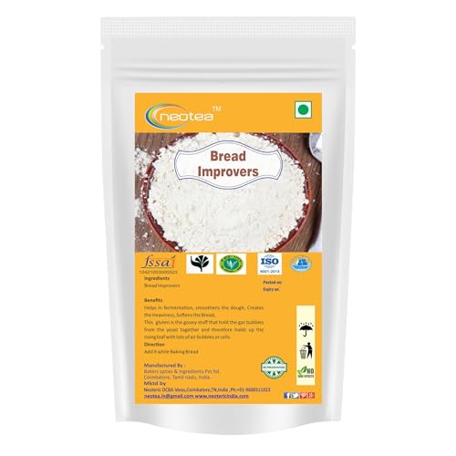 Neotea Bread Improvers Bromate Free Powder for Bread Baking Soft Dough (200 Grams)