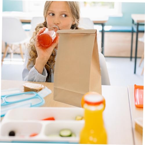 Bolsas de papel kraft para panadería que evitan la humedad en galletas y dulces caseros 4
