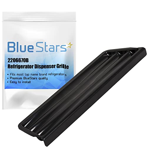 BlueStars Ultra Durable 2206670B Refrigerator Dispenser Grille – Easy to Install – Exact Fit For Whirlpool & Kenmore Models – Replaces WP2206670B W10171993 W10189532 WP2206670BVP
