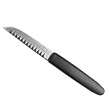 Farbe: schwarz, 1 Stück Buntschneidemesser Wellenschneider Wellenschnitt, Zahnung ca. 4 mm, flach, Klingenlänge ca. 8.5 cm, schwarz, 1 Stück