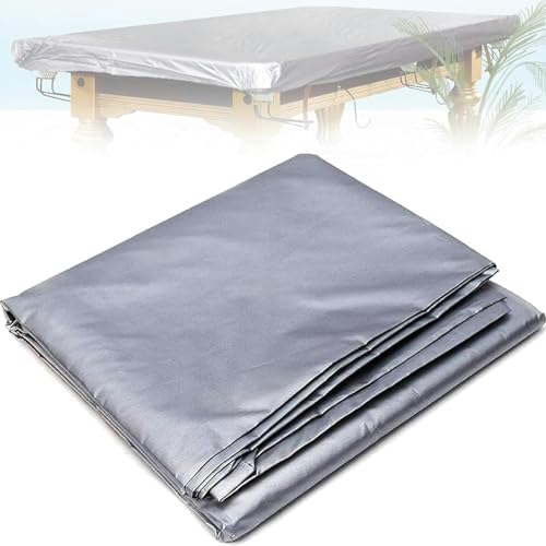 Cubierta para mesa de billar de PVC plateado con máxima protección solar e impermeable 2
