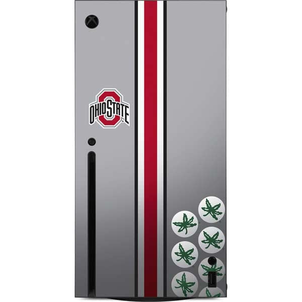 Skinit Decal Gaming Skin Compatible with Xbox Series X Console - Officially Licensed Ohio State University Buckeyes Design