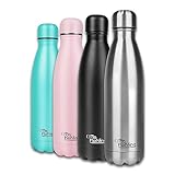 alu thermoskanne Passt in die meisten Getränkehalter - Die schlanke Form dieser Metall-Wasserflasche ist die perfekte Ergänzung, um Sie im Fitnessstudio, in der Schule, zu Hause oder unterwegs mit Flüssigkeit zu versorgen!