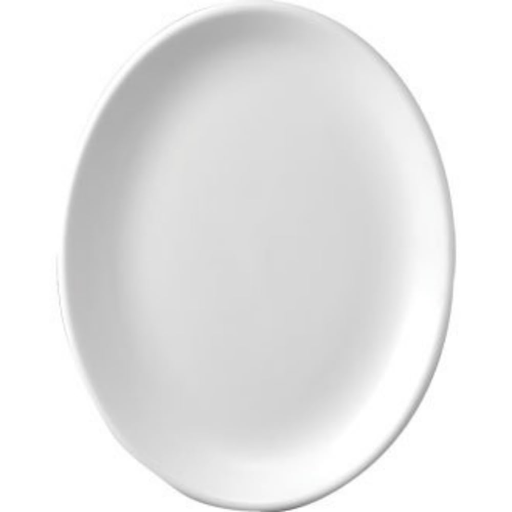 Churchill P291 Plain White Ware Oval Platter, 8' (Pack of 12)