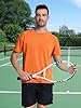 ANGEL CITIZ Men's Short Sleeve Dry Fit Active Crew Neck T Shirt Athletic Running Gym Workout Tee Tops Orange XXL #2