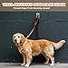 Dog Traction Rope Hook for Wall - Heavy Duty Stainless Steel Pet Holder | Escape-Proof Secure Parking Hanger for Indoor Outdoor Yard Porch Garage Patio Training Grooming Play Small Large Dogs