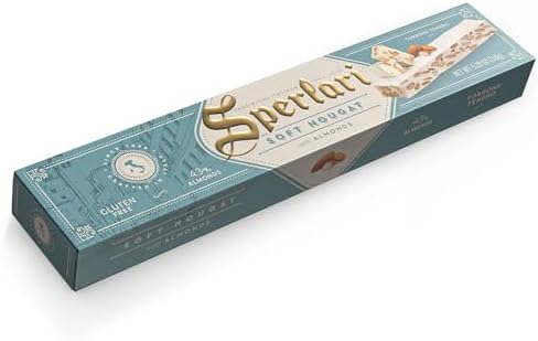 Sperlari Soft Almonds Nougat Candy, Italian Torrone, 150 gr / 5.29 oz