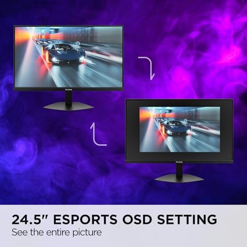 Image of ViewSonic VX2730D-4K 27 Inch 4K Gaming Monitor, IPS with Switchable Refresh Rate at 288Hz and 0.5ms for Smooth Gameplay, FreeSync Premium, Eye Care Technology, Advanced Ergonomics, HDMI, and DP Inputs