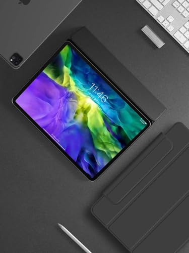 Image of ProElite for iPad Pro 11 Inch M4 /M5 2024 /2025 5th /6th Gen Case, iPad Pro 11 M4 /M5 2024 /2025 Folio Case, Convenient Magnetic Attachment, 2-Way Stand, Full Pencil 2 Support, Auto Sleep Wake, Lavender