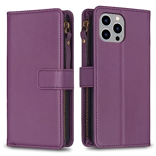 Étui portefeuille iPhone 15 Pro Max avec dragonne pour sorties - 2