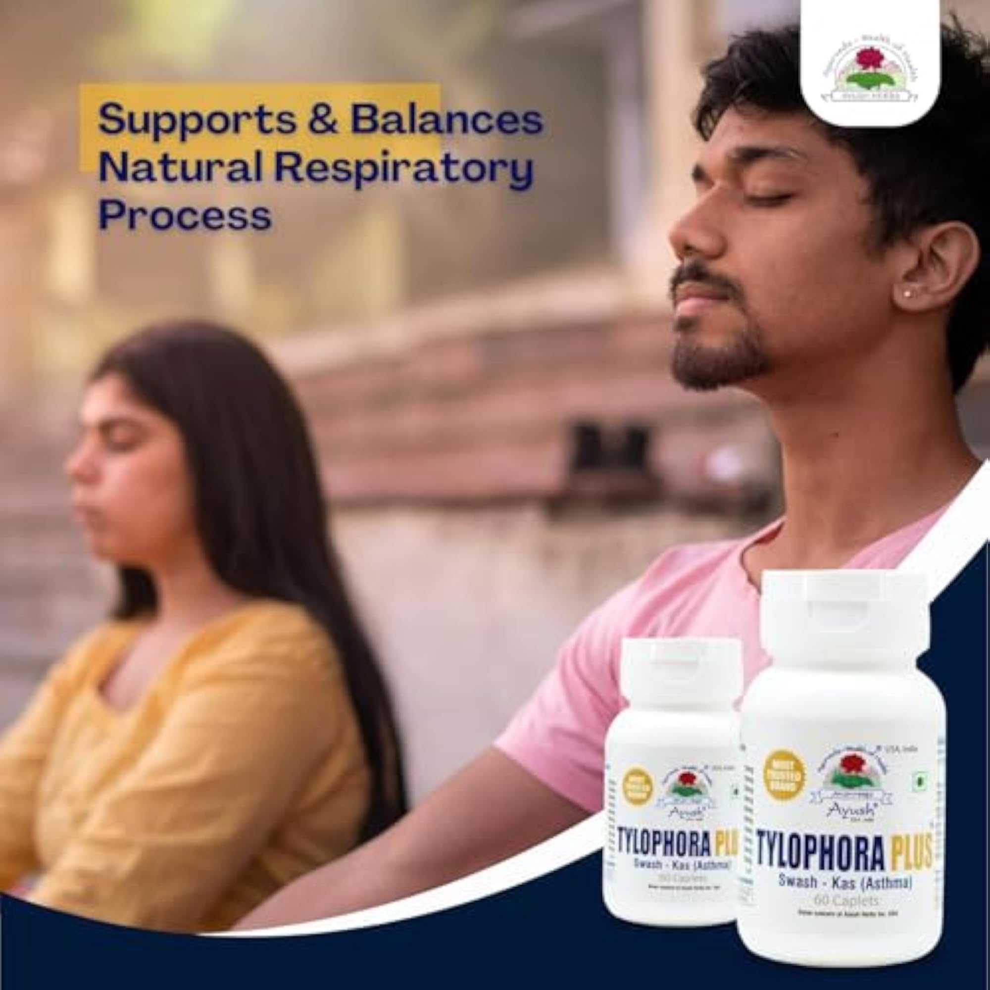 Ayush Herbs Tylophora (60 Tablets)