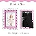 Mazjoaru Pink 4x6 Picture Frame Colorful Wave Cute Photo Frames Display Tabletop Wall Hanging Girly Home Artwork Decor Gifts for teen Girls Baby Daughter Girlfriend Women